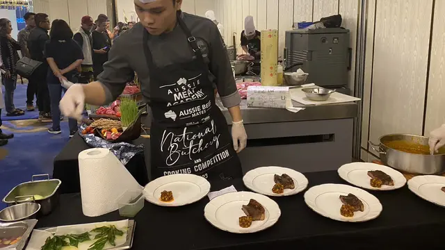 Grand Final National Butchery and Cooking Competition 2023, Jakarta Selatan, Kamis, 30 November 2023.