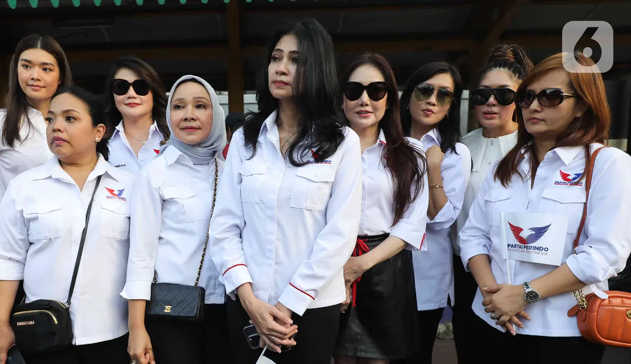 Hary Tanoe menyebut 43% caleg dari Partai Perindo berasal dari kalangan perempuan. (Liputan6.com/Herman Zakharia)