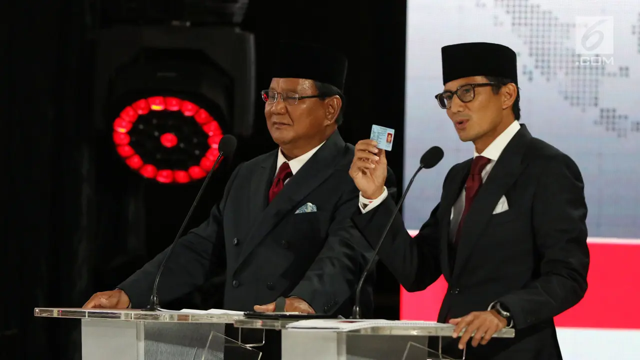 Gaya Pasangan Capres-Cawapres Saat Adu Gagasan di Debat Pilpres