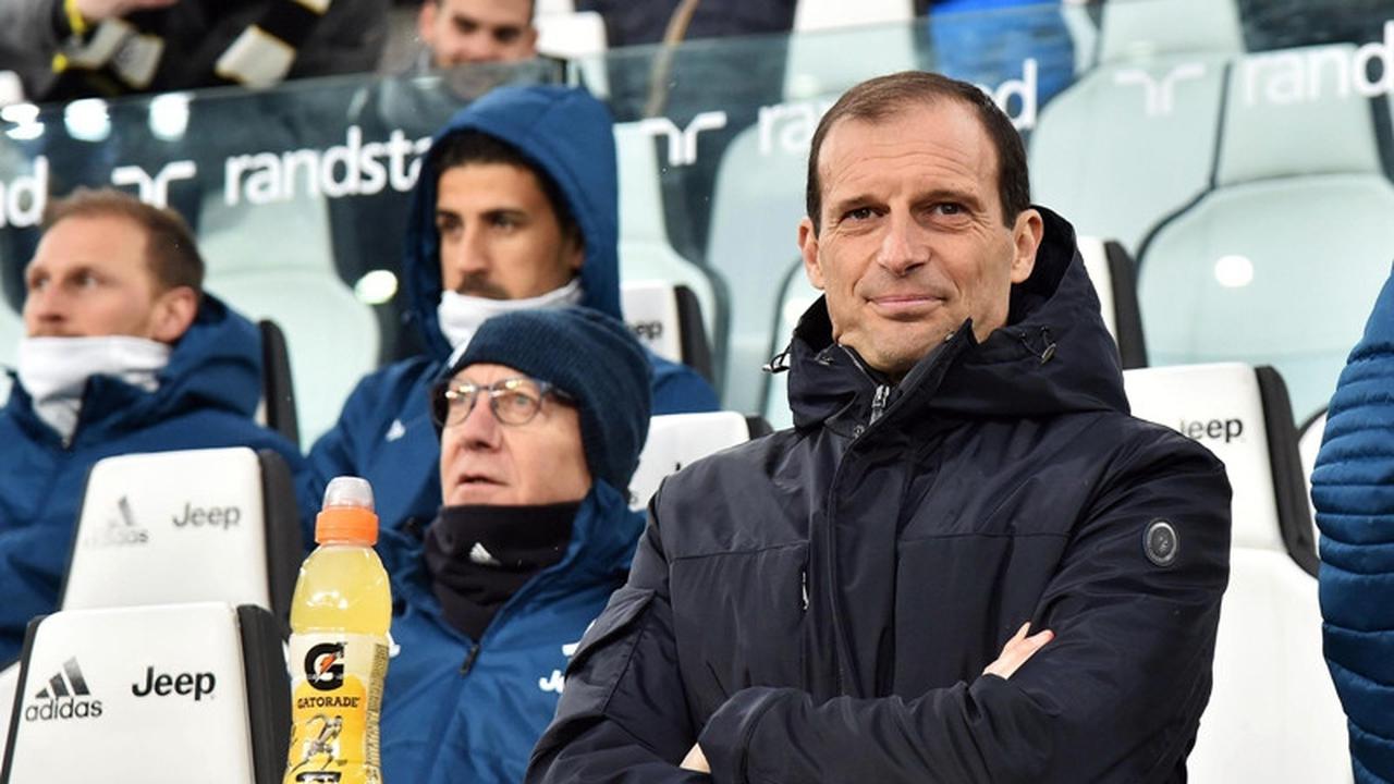 Pelatih Juventus, Massimiliano Allegri.