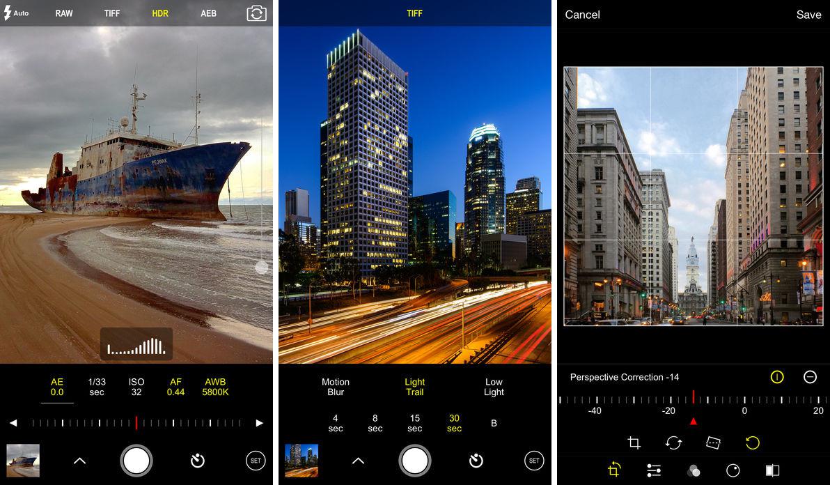 Aplikasi kamera pihak ketiga ProCam untuk iPhone (Sumber: iTunes ProCam 5)