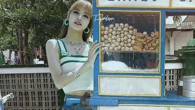 6 Editan Foto Artis Top Dunia Jualan Bakso Ini Bikin Ngakak