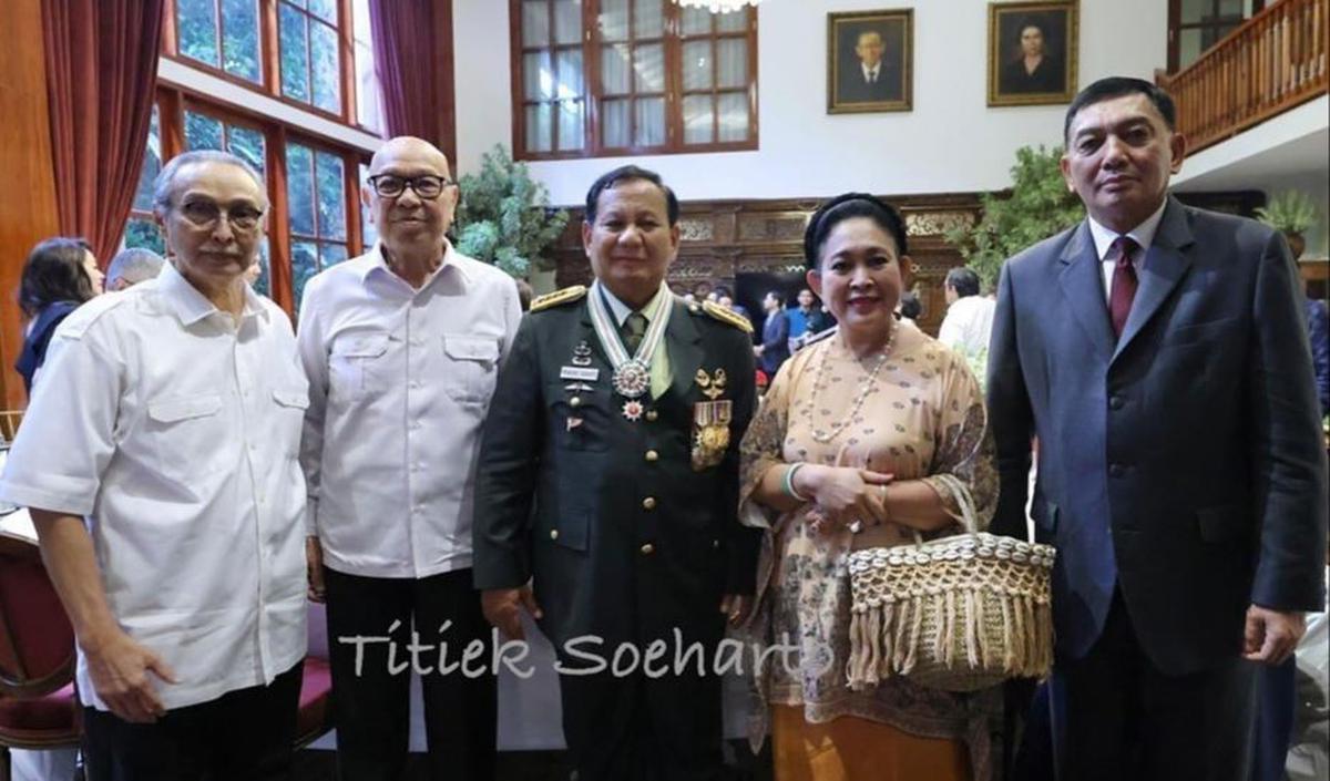 Acara syukuran tersebut dilaksanakan di kediaman Prabowo di Jalan Kertanegara, Jakarta Selatan.