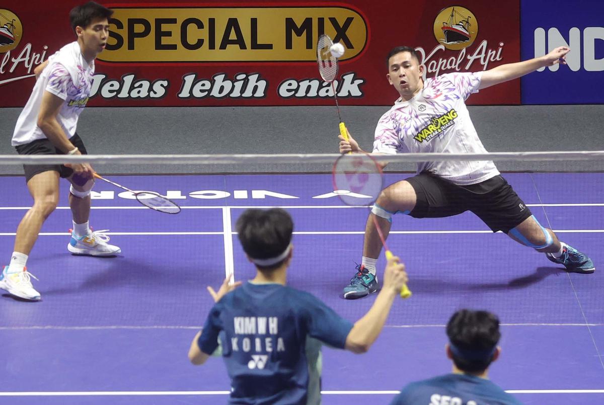 FOTO: Sabar/ Reza Dikalahkan Ganda Korea, Indonesia Kembali Tanpa Gelar di Indonesia Open