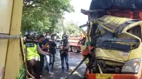 Dua Truk Adu Banteng di Bojonegoro, Sopir Tewas