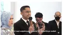 Hengky melihat sahabatnya gugup saat mengucap ijak kabul. "Ya tapi alhamdulillah lancar, dua kali tarikan napas, dua kali prosesi akad," kata Hangky Kurniawan. [Instagram/hengkykurniawan]