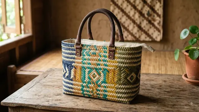 Tas Anyaman dari Sedotan