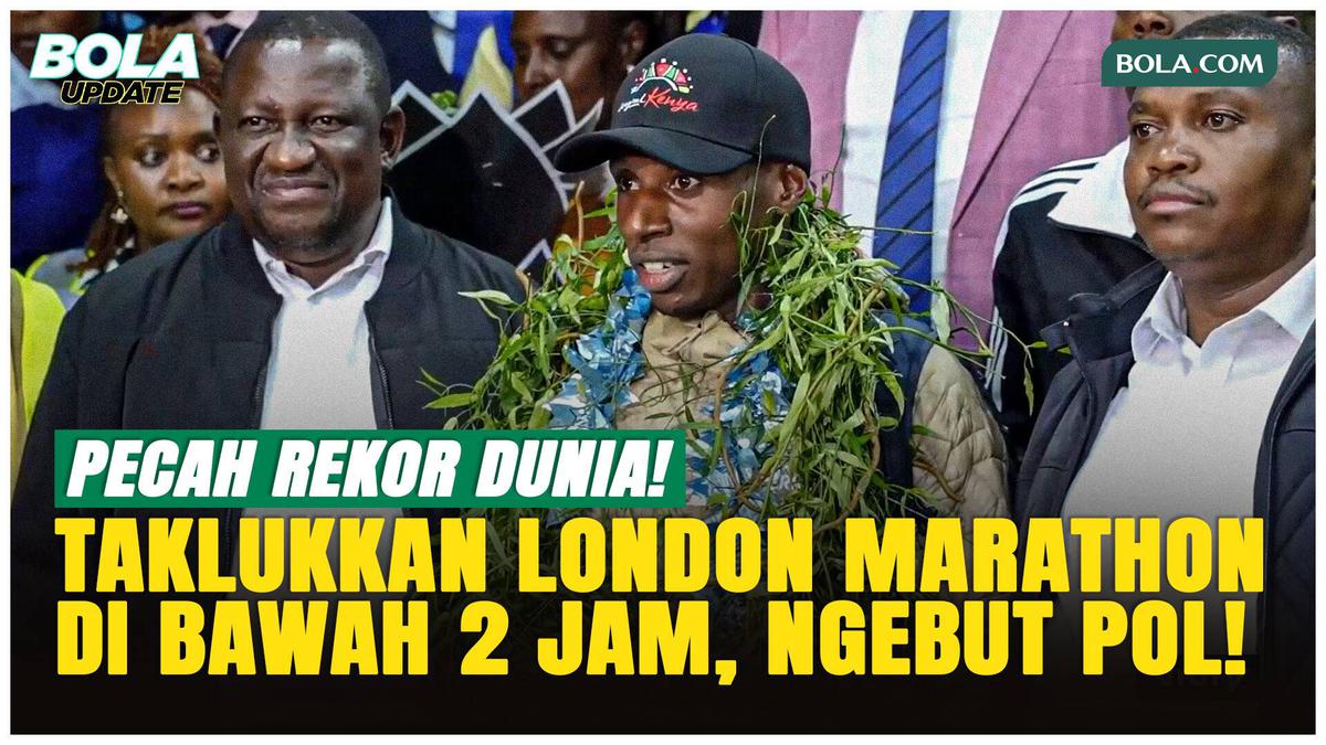 Pecah Rekor Dunia! Sabastian Sawe Tembus 2 Jam di London Marathon