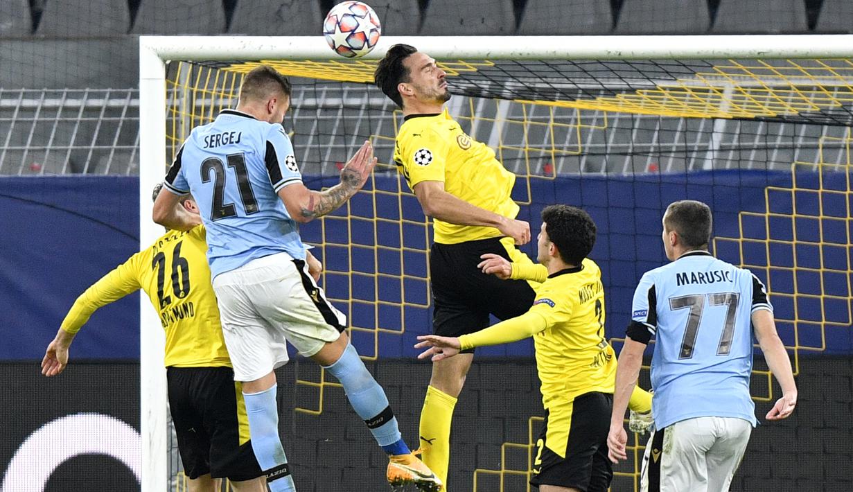 Foto Borussia Dortmund Bermain Imbang Lawan Lazio Bola Liputan6 Com