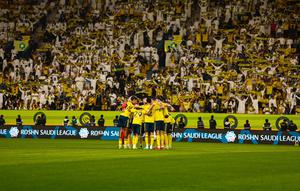 Skuad Al Nassr saat bermain melawan Al Najma di pekan ke-27 Liga Arab Saudi di Al-Awwal Park, Sabtu (04/04/2026) dini hari WIB. (Dok. Al Nassr X/@AlNassrFC_EN)