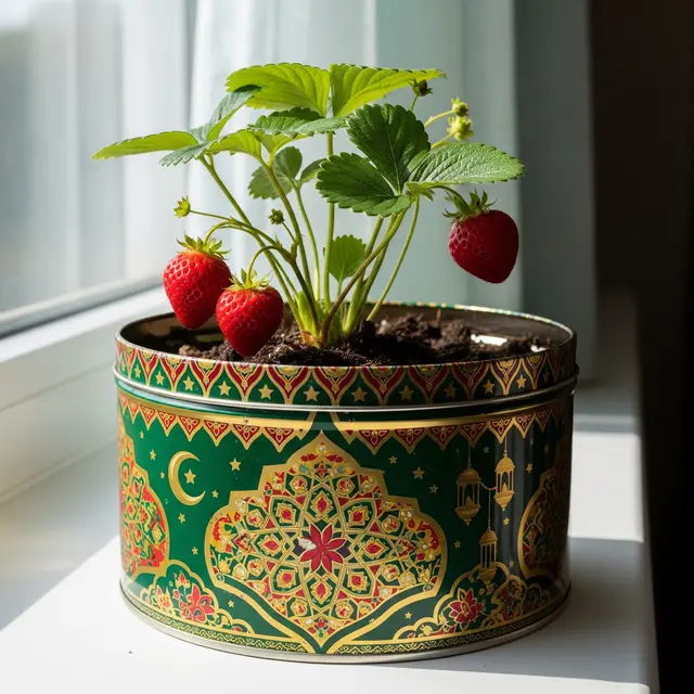 Ide Kreatif Kebun Buah dari Barang Bekas Lebaran