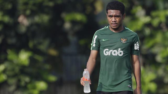 Pemain Timnas Indonesia U-22, Billy Keraf. (Bola.com/Vitalis Yogi Trisna)