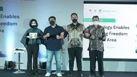 Kegiatan HUB.ID Alumni Talks yang diselenggarakan Direktorat Ekonomi Digital di bawah struktur Direktorat Jenderal Aplikasi Informatika, Kementerian Komunikasi dan Informatika. (Dok; HUB.ID)