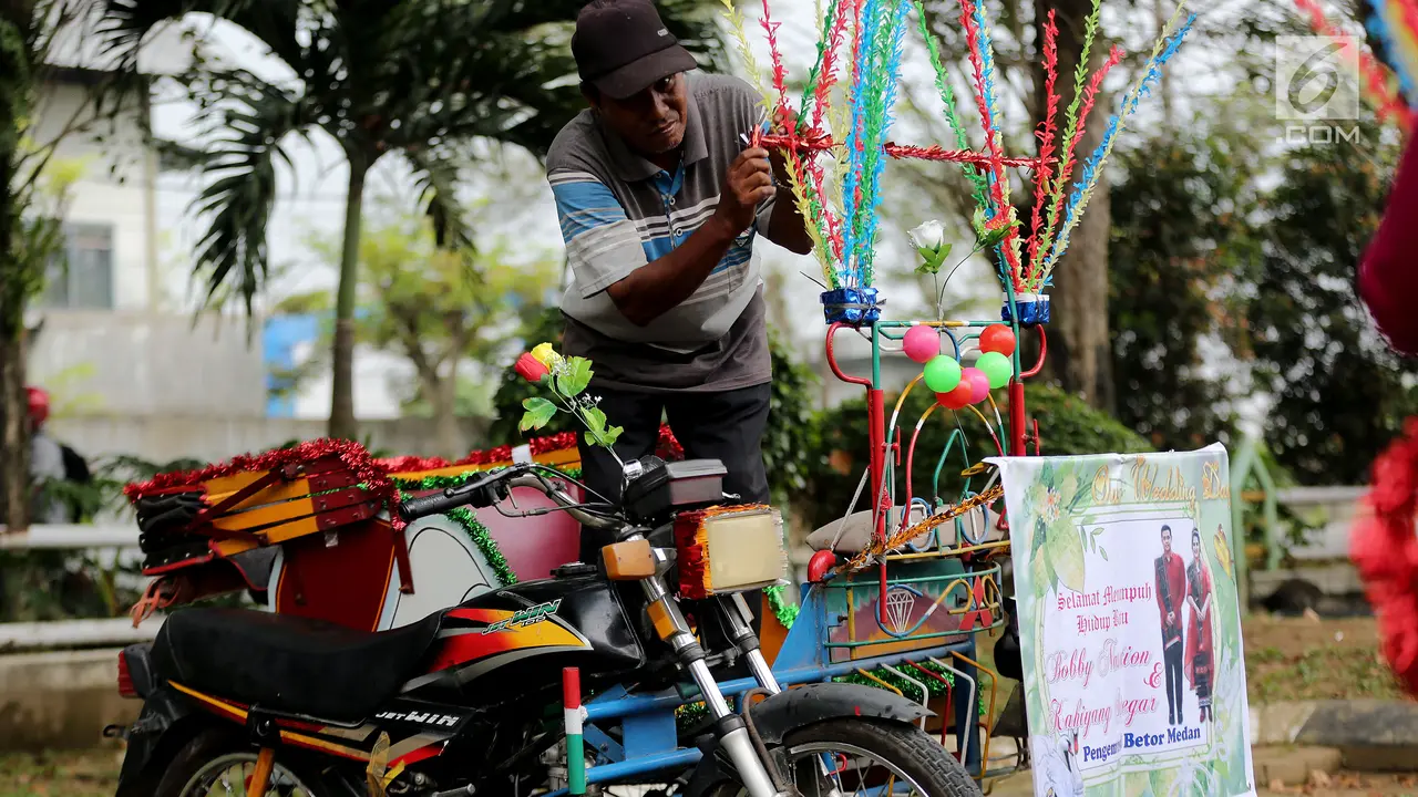 PHOTO: Seperti Ini Persiapan Betor Jelang Kirab Kahiyang-Bobby