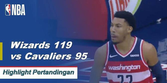 Cuplikan Hasil Pertandingan NBA : Wizards 119 vs Cavaliers 95