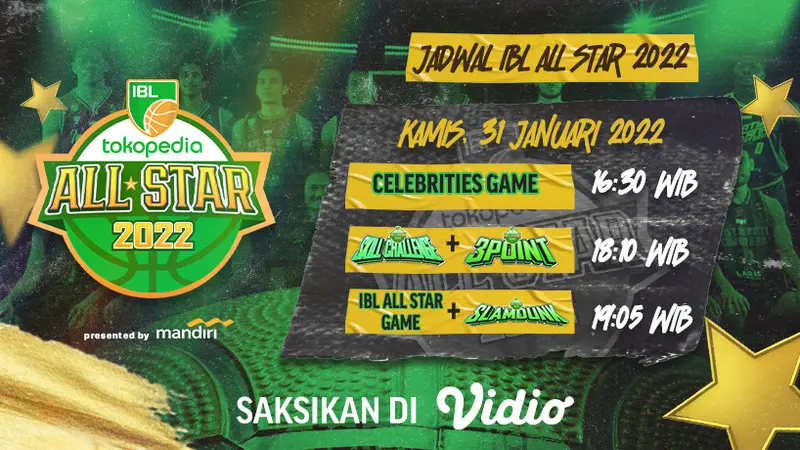 Tonton Sekarang di Vidio! Live Streaming IBL All Star 2022