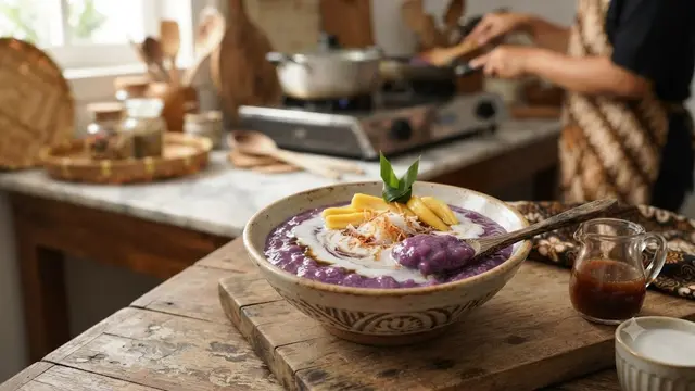 Ide Olahan Dessert dari Ubi Ungu