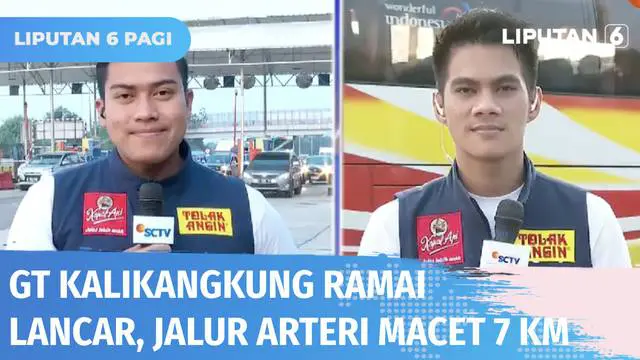 H-2 lebaran, GT Kalikangkung terpantau ramai lancar. Kemacetan terjadi di Jalur Arteri Nagreg-Garut yang mencapai 7 kilometer. Mengatasi kemacetan, polisi terapkan sistem one way di jalur arteri.