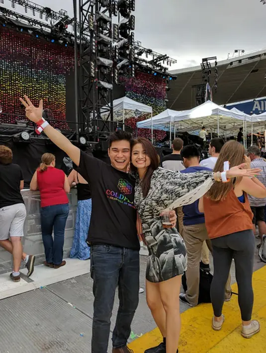 "My sweet pumpkin at 123 days. You're beautiful as ever. Love ya," tulis vickykharisma sebagai keterangan foto yang diunggah pada 30 April silam. (Instagram/vickykharisma)