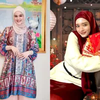 Selebgram Tionghoa, Larissa Chou merayakan Imlek pertama usai menikah dengan Ikram Rosadi. [@larissachou]