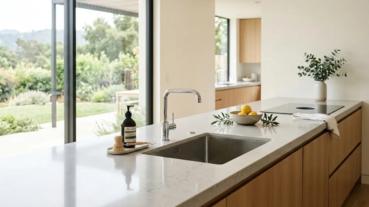 Meja Dapur Minimalis (AI Generated)