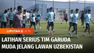 VIDEO: Tim Indonesia U-23 Gelar Latihan Serius, Jelang Lawan Uzbekistan