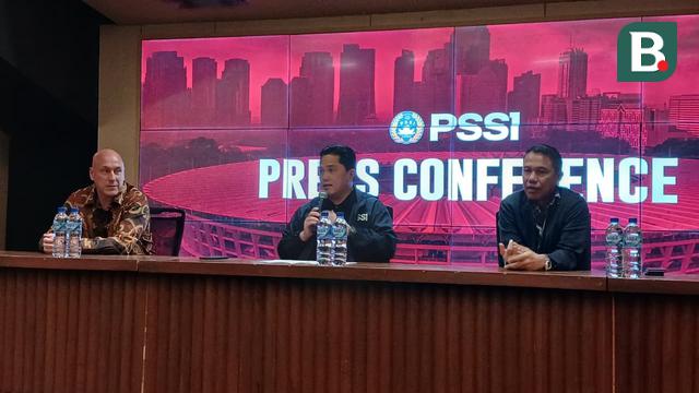Konferensi pers PSSI di SUGBK
