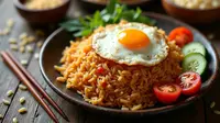 Resep Nasi Goreng Saus Tiram ©Ilustrasi dibuat AI
