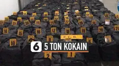 5 ton kokain