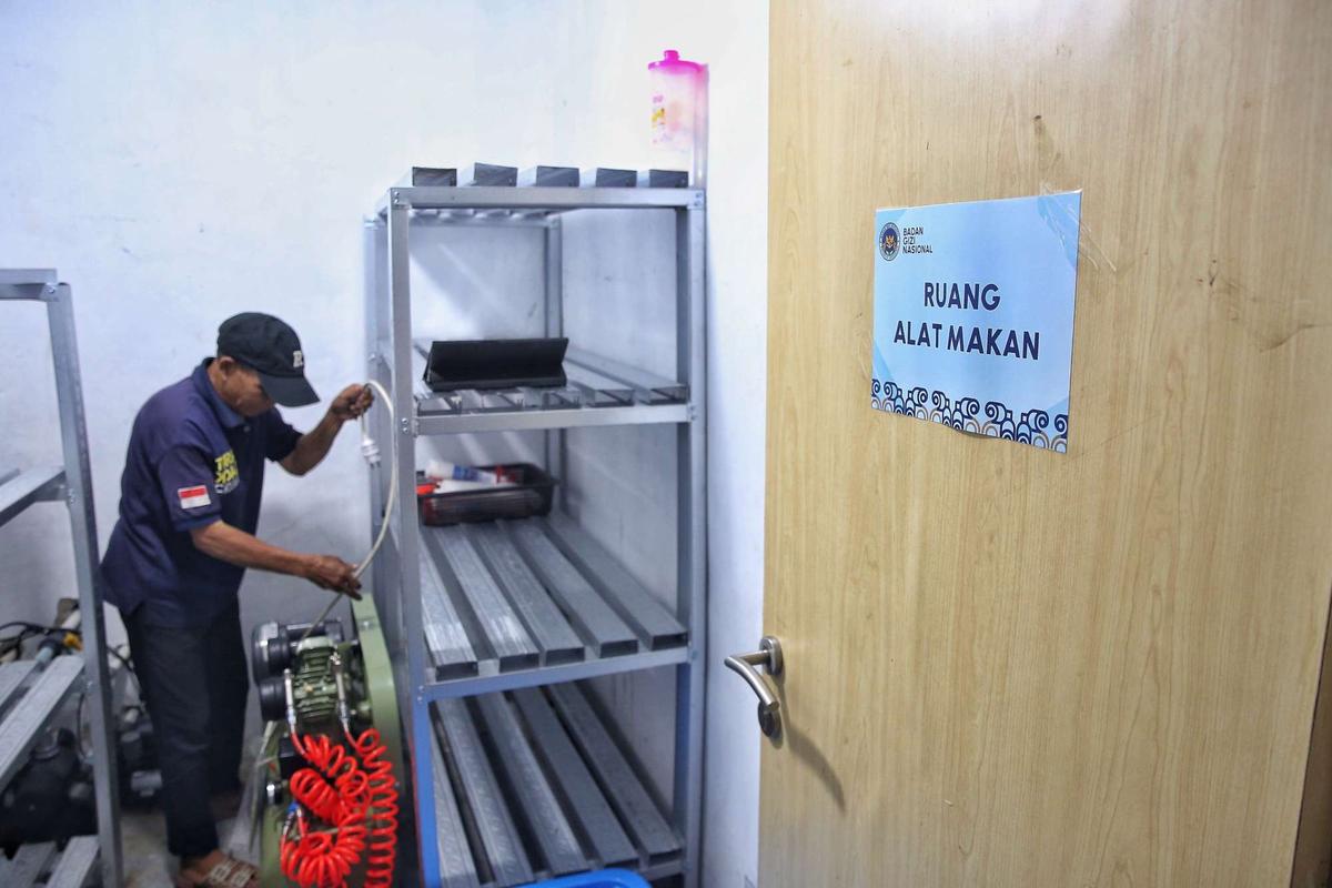 Dapur Makan Bergizi Gratis di Kalibata