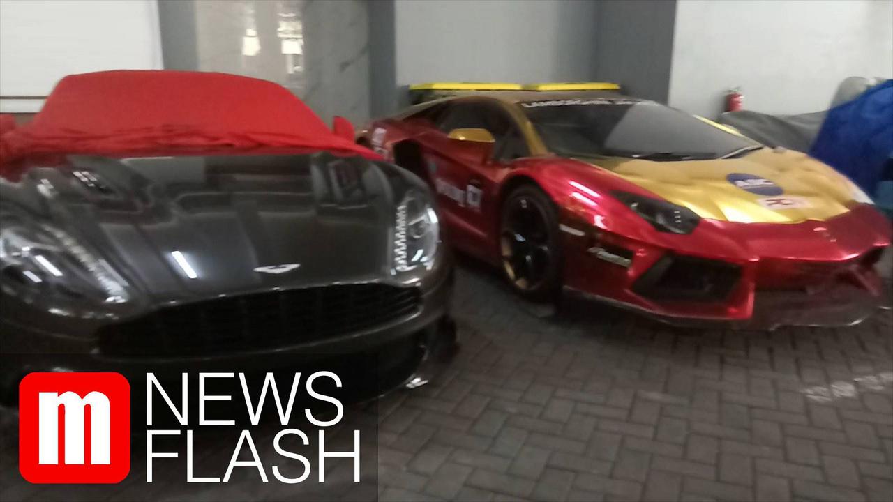 VIDEO: Penampakan 14 Mobil Mewah Bodong di Surabaya yang Disita Polisi