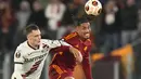 <p>Roma akan gantian tandang ke markas Leverkusen di leg kedua semifinal Liga Europa pada Jumat (10/5/2024) dini hari WIB. (AP Photo/Alessandra Tarantino)</p>