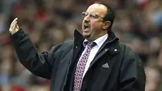 Liverpool 's manager Rafael Ben&iacute;tez directs his team against Hull City during their English Premier League match at Anfield in Liverpool, on December 13 2008. AFP PHOTO/PAUL ELLIS
