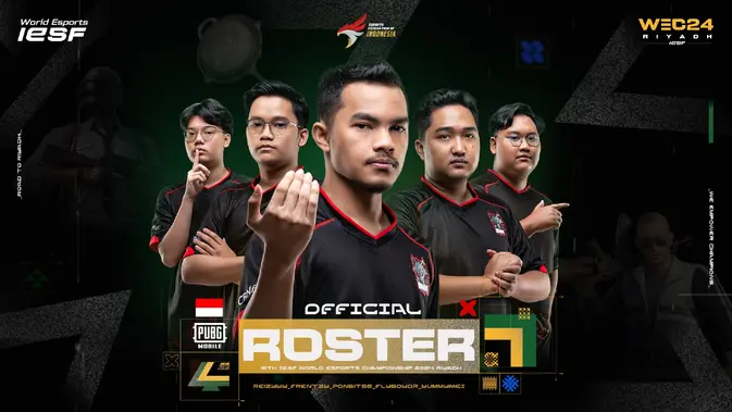 <p>Timnas Indonesia PUBG Mobile Siap Taklukkan IESF World Esports Championship 2024 Riyadh!. (Doc: PB ESI)</p>