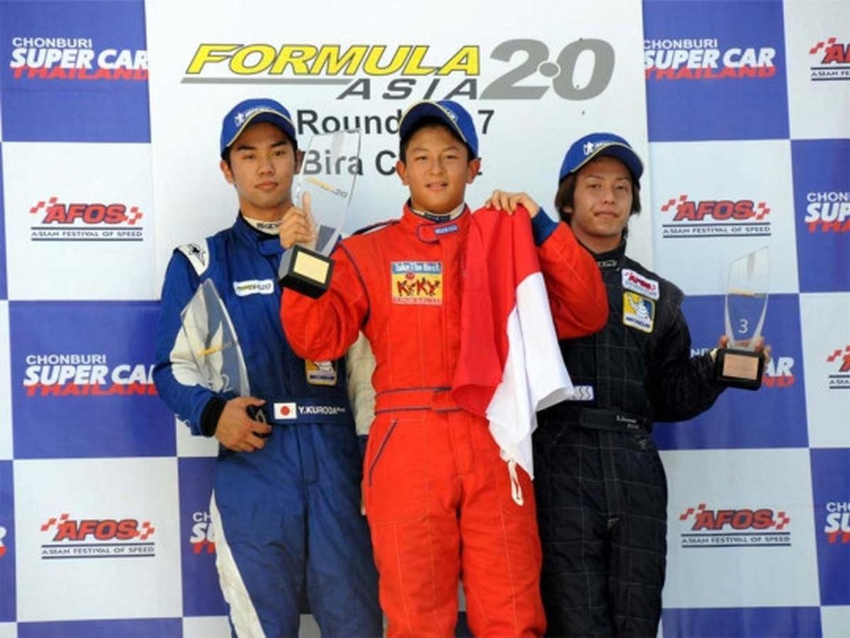Foto-foto kesuksesan karir Rio Haryanto di sepanjang dunia balap