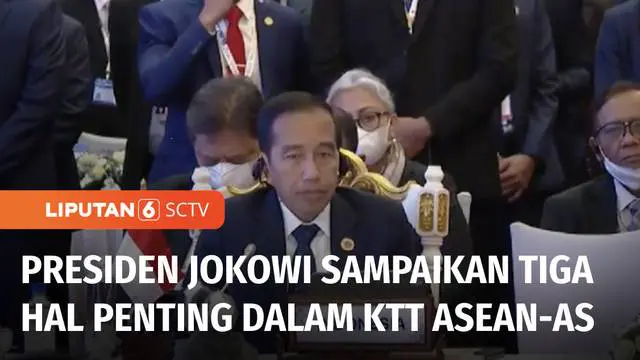 VIDEO: Presiden Jokowi Kemukakan Tiga Hal Penting dalam KTT ASEAN-AS