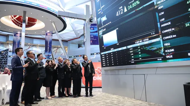 Pencatatan saham perdana PT Pelayaran Jaya Hidup Baru Tbk (PJHB), Kamis (6/11/2025). (Foto: BEI)