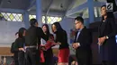 Para pemenang audisi news presenter competition EGTC 2018 di Universitas Negeri Semarang (UNNES), Semarang, Kamis (19/7/2018). Para finalis akan diseleksi lagi dari 5 kota untuk mencari juara 1 dengan hadiah 20 juta. (Liputan6.com/Herman Zakharia)