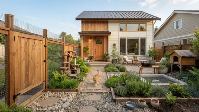 Desain Pekarangan Rumah yang Aman untuk Kucing
