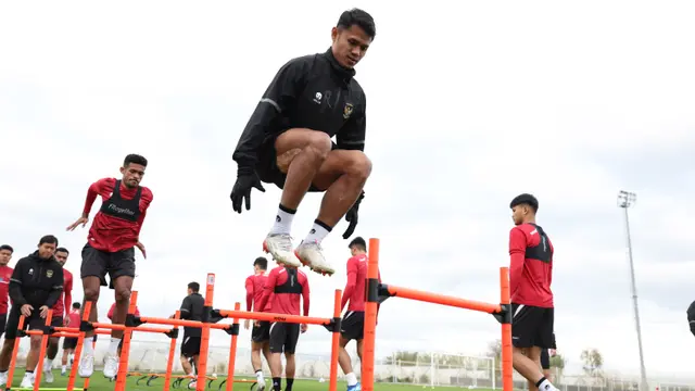 Foto: Jelang Uji Coba Menghadapi Libya, Timnas Indonesia Asuhan Shin Tae-yong Geber Latihan di Turki