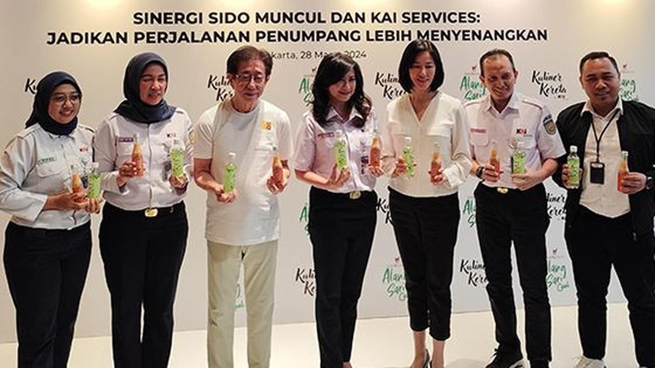 Wajib Dicoba! Sido Muncul dan KAI Services Hadirkan Minuman Herbal Siap Minum di 64 Kereta Eksekutif