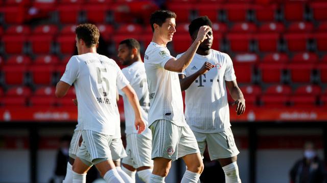 Penyerang Bayern Munchen, Robert Lewandowski.