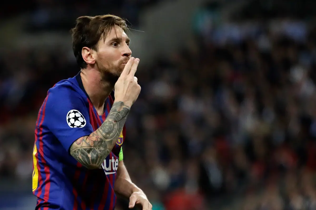 Messi Cetak 2 Gol, Barcelona Bantai Tottenham di Wembley