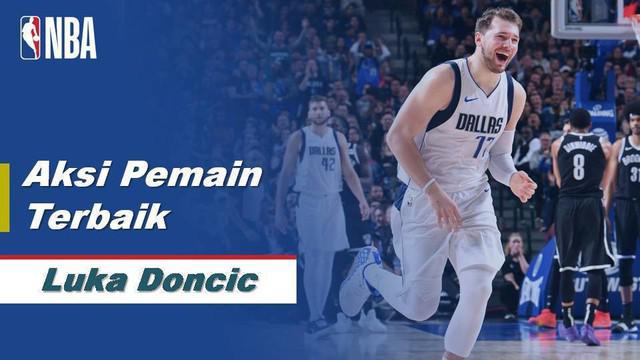 Luka Doncic Jadi Bintang Saat Dallas Mavericks Kalahkan Brooklyn Nets 123-111