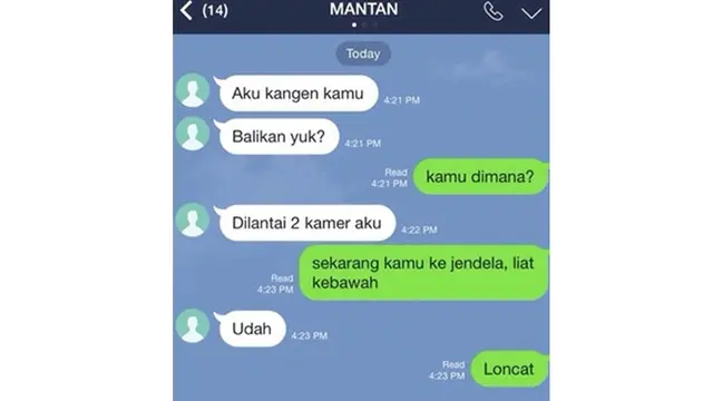 6 Chat Mantan Ajak Ketemuan Ini Modusnya Bikin Geleng Kepala