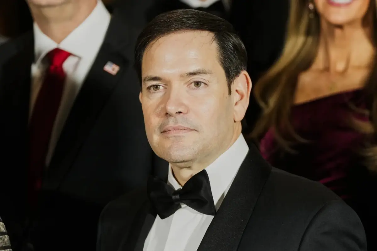 Marco Rubio sebagai menteri luar negeri, menteri pertama kabinet Presiden Donald Trump. (AP)
