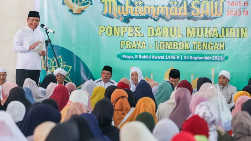 Plt Ketua Umum Partai Persatuan Pembangunan (PPP) Muhamad Mardiono diminta untuk terus menjaga kondusifitas jelang pesta demokrasi atau Pemilu 2024 mendatang, oleh Tuan Guru Syamsul Rijal Najmuddin selaku Pimpinan Ponpes Darul Muhajirin Praya, Lombok Teng