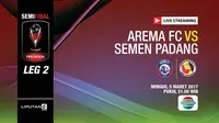 Arema FC vs Semen Padang (Liputan6.com/Abdillah)