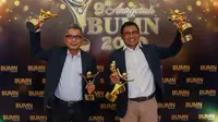 Direktur Utama BRI Sunarso dinobatkan sebagai CEO Visioner Perusahaan Tbk Terbaik dan CEO Talent Development terbaik.
