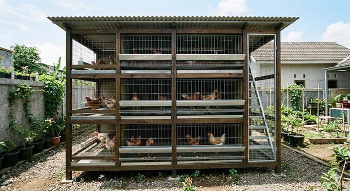 8 Desain Kandang Ayam Sistem Ventilasi Silang Biar Tidak Pengap dan Bau